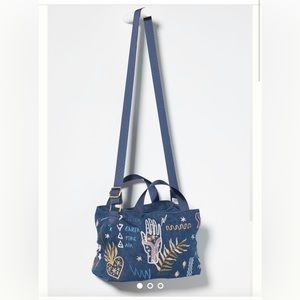 NWT JOHNNY WAS SEZANE DENIM CROSSBODY BAG